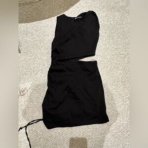 Black Zara Cutout Dress